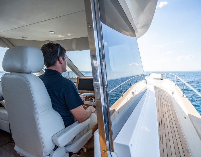 Man Sailing a Yacht - California Yacht Marina